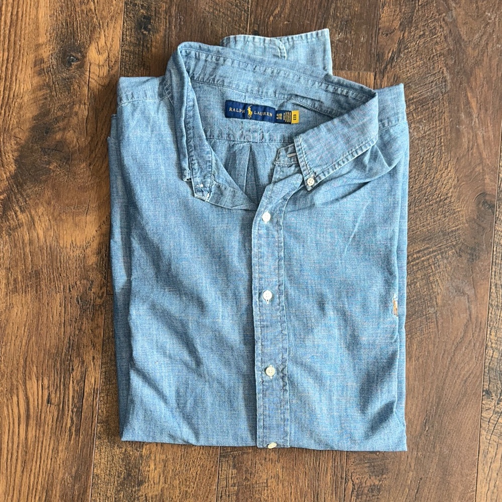 Indigo Chambray Shirt
